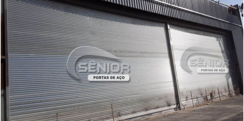 Portas Meia Cana Mista - Sênior Portas de Aço